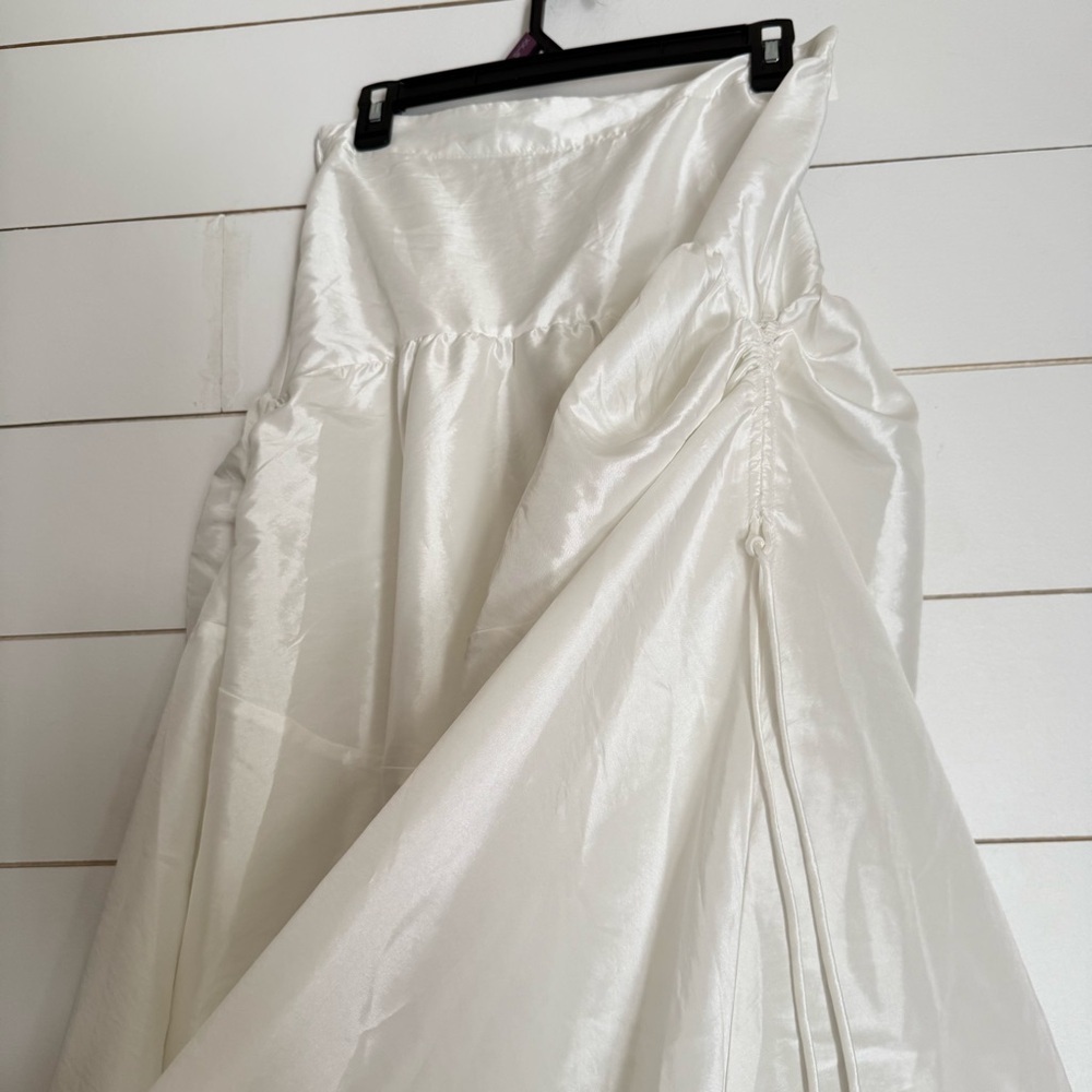 NWOT free people Emery Drop-Waist Midi Skirt - Picture 9 of 12